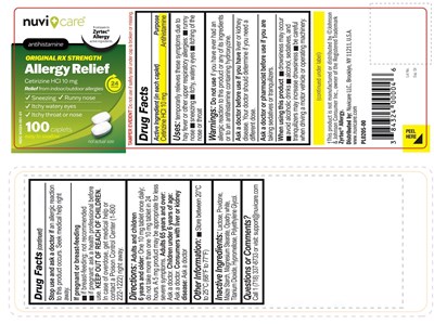 PL0205-00 NC-Cetirizine HCL 10mg 100ct - PL0205 00 NC Cetirizine HCL 10mg 100ct